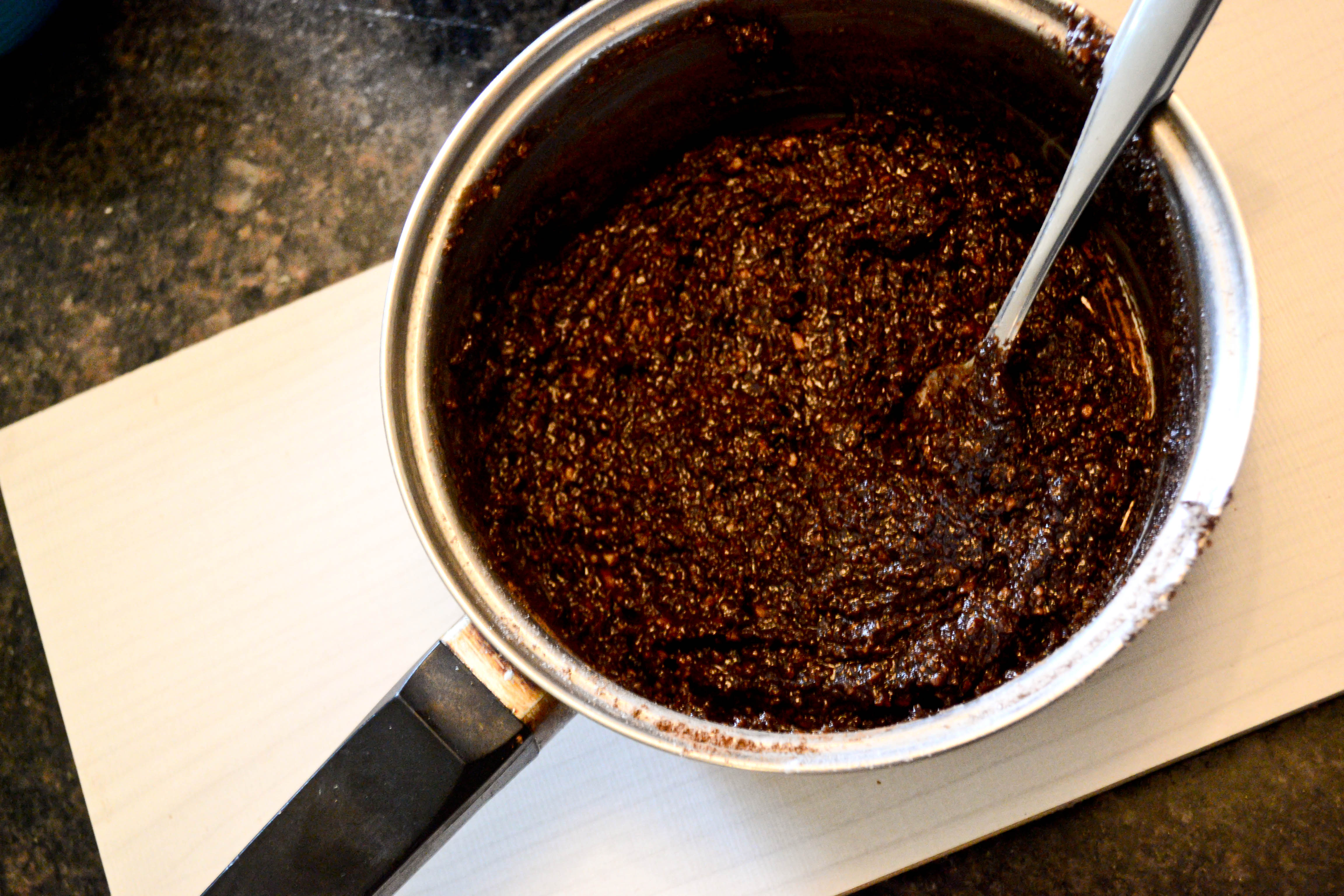 Marzipan Chocolate Mixture with Cocoa Powder