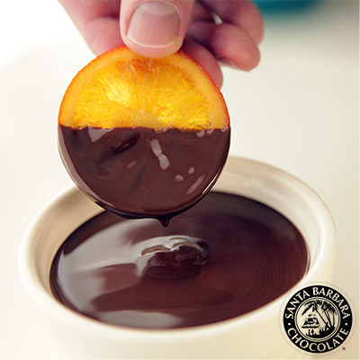 chocolate dipped orange