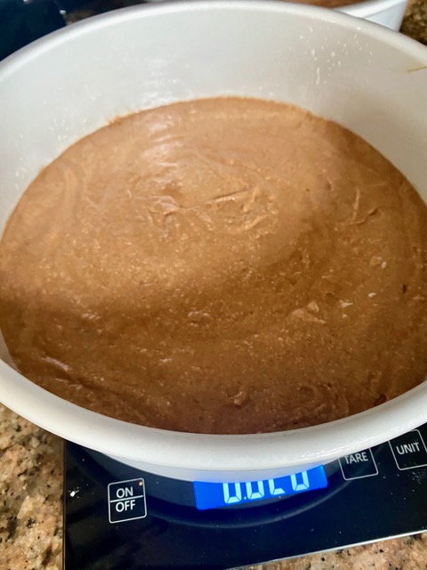 german chocolate cake batter