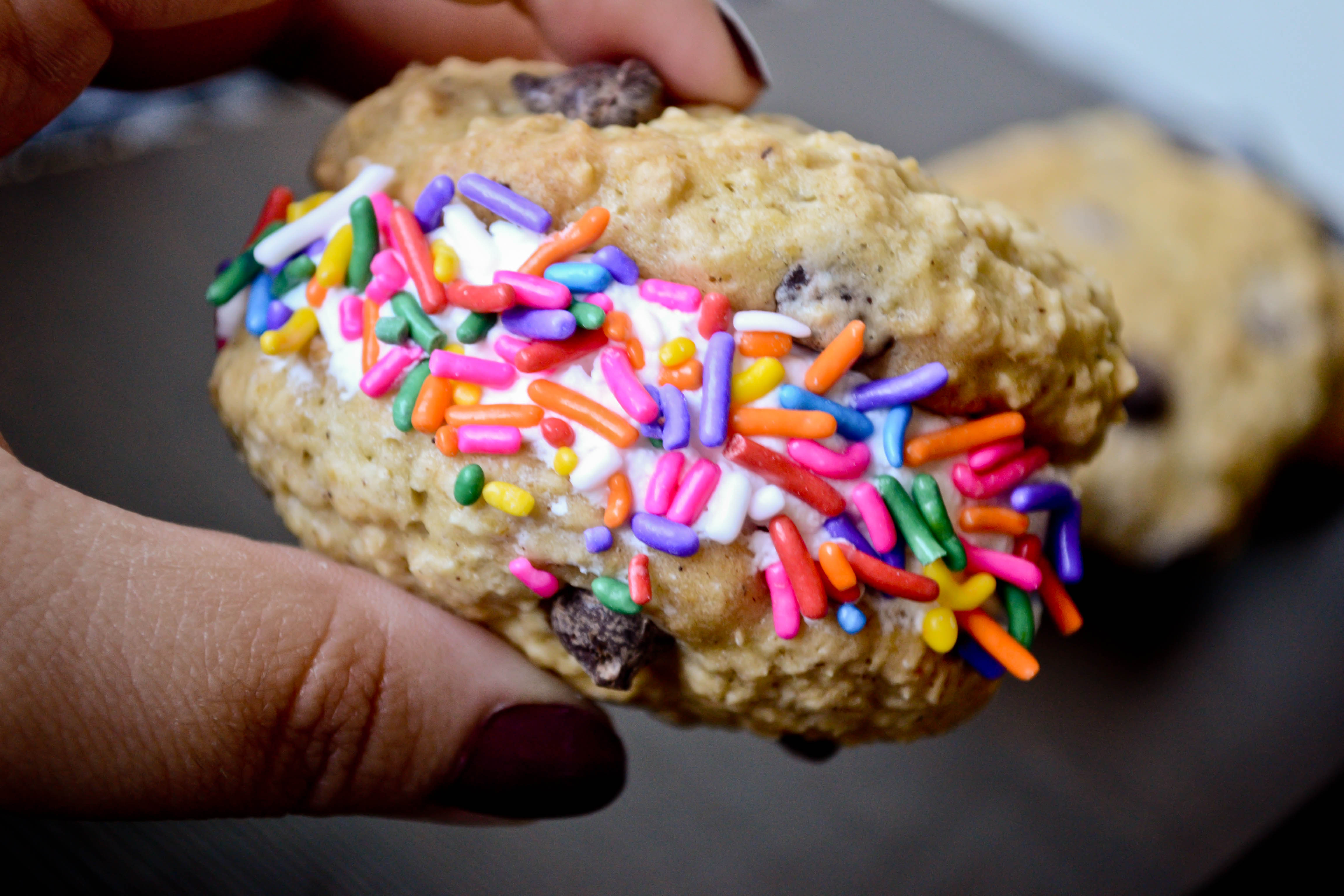 healthy cookie sandwich