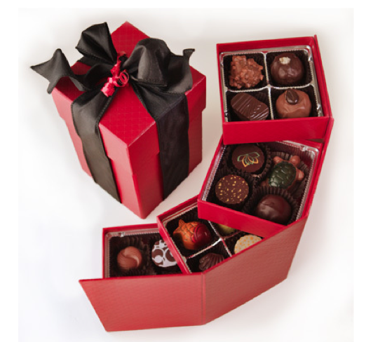 assorted bulk dark chocolates